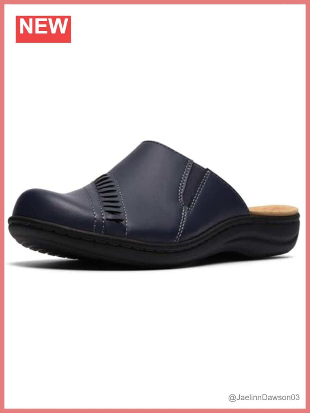 Clarks Laurieann Lux Mule Women's Leather Slip-On Casual
